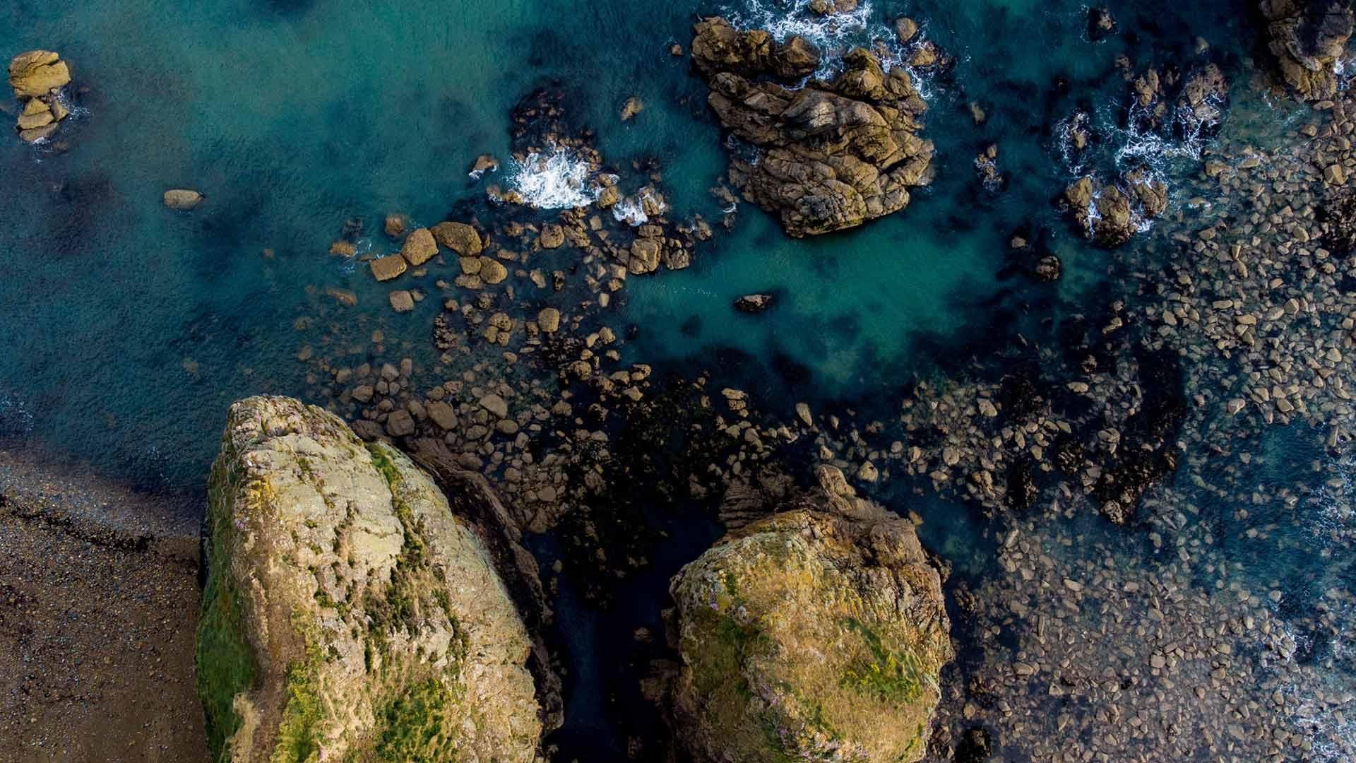 Landscape around Garrarus beach, Waterford, Ireland（アイルランド）